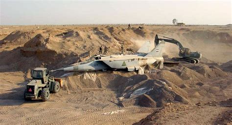American Forces Unearth Hidden Aircraft In Iraq Air Force News