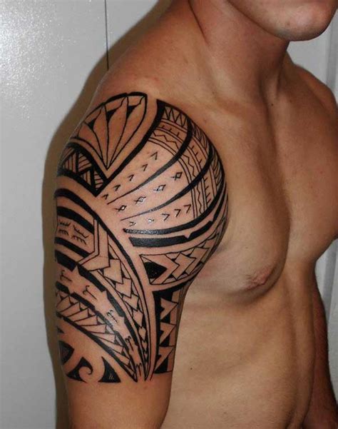Beautiful Tribal Shoulder Tattoos Only Tribal