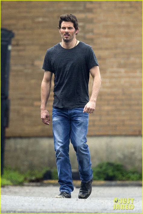 James Marsden Sports Facial Hair And Tattoos For D Train Filming