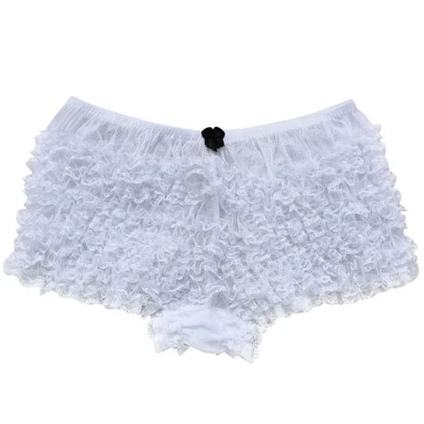 Buy Iefiel Womens Cotton Soft Fashion Sexy Underwear Underpants Tulle Ruffled