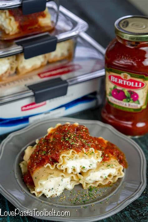 Easy 3 Cheese Lasagna Rolls Recipes Dinner Italian