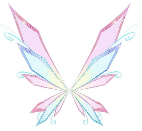 A Pink And Blue Butterfly Shaped Object On A White Background