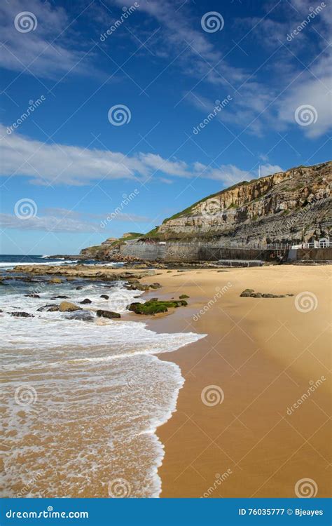 Newcastle Beach Newcastle Australia Stock Image Image Of Vertical