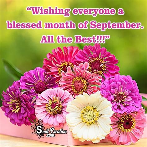 September Month Blessings