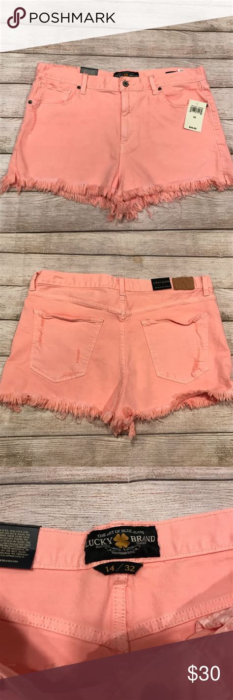 Nwt Lucky Brand High Rise Shortie Shorts Size 14 Lucky Brand Clothes