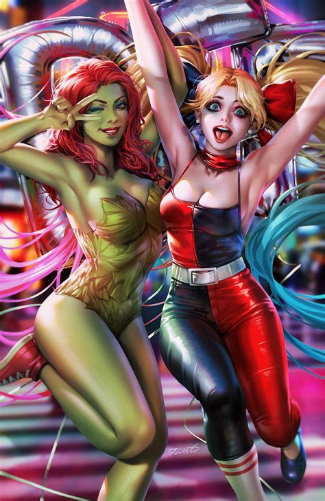 Harley Quinn Харли Квинн Харлин Квинзель Poison Ivy Ядовитый Плющ Памела Айсли DC