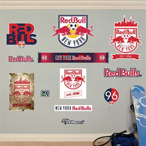 New York Red Bulls Logo Collection Wall Decal Shop Fathead® For Red