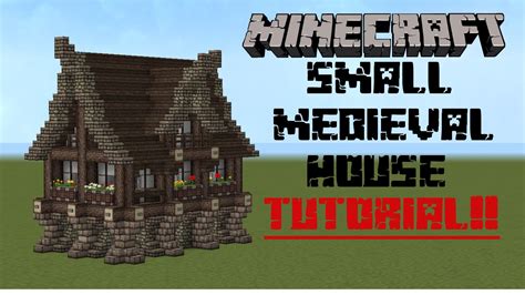 Some serious minecraft blueprints around here! minecraft - small medieval house tutorial - YouTube