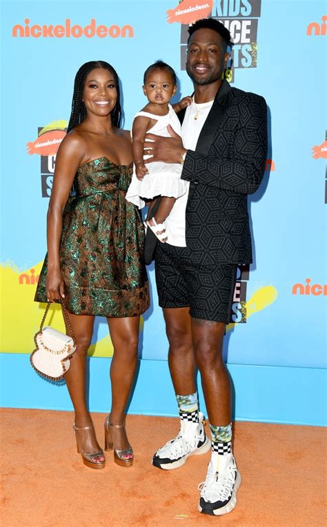 Gabrielle Union Kaavia James Union Wade Dwyane Wade From Nickelodeon