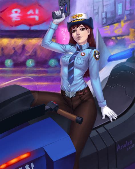 Officer D Va By Anolea Hentai Foundry