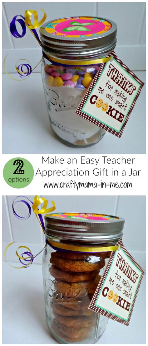 Make An Easy Teacher Appreciation T In A Jar Crafty Mama In Me