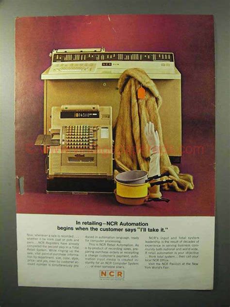 1964 Ncr 315 Computer System Ad In Retailing