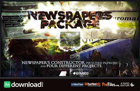 NEWSPAPERS PACKAGE (VIDEOHIVE PROJECT) - FREE DOWNLOAD - Free After