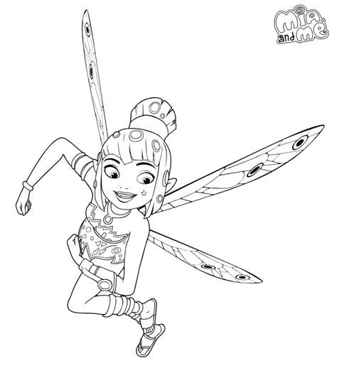 Mia the blue bird coloring pages new bluebird coloring page. Mia and Me Coloring Pages | Ausmalbilder, Malvorlagen und ...