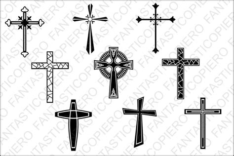 Crosses Svg Files For Silhouette And Cricut