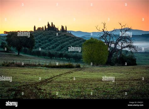 Belvedere Farmhouse Orcia Valley Siena District Tuscany Italy