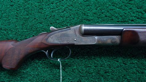 Msg1001 Lc Smith Sxs Crown Grade 12 Gauge Shotgun M Merz Antique