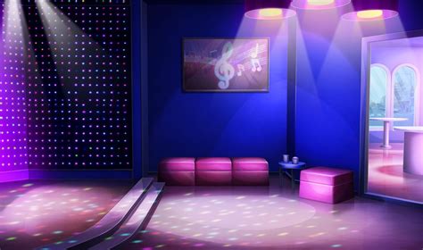 Int Demi Karaoke Open Ol Night Stage Background Scenery Background