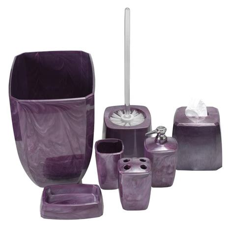 Purple Swirl Bathroom Accessories Purple Bathroom Accessories Purple