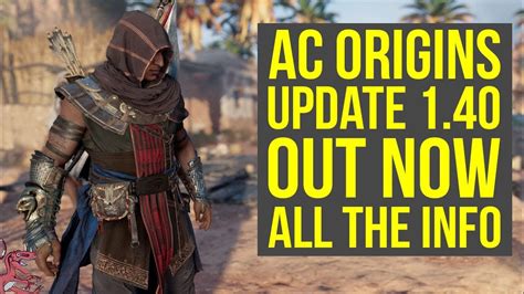 Assassin S Creed Origins Update Out Now New Quest Unique Reward