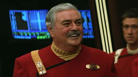 Ashes Of James Doohan Star Treks Scotty Were Smuggled Aboard The