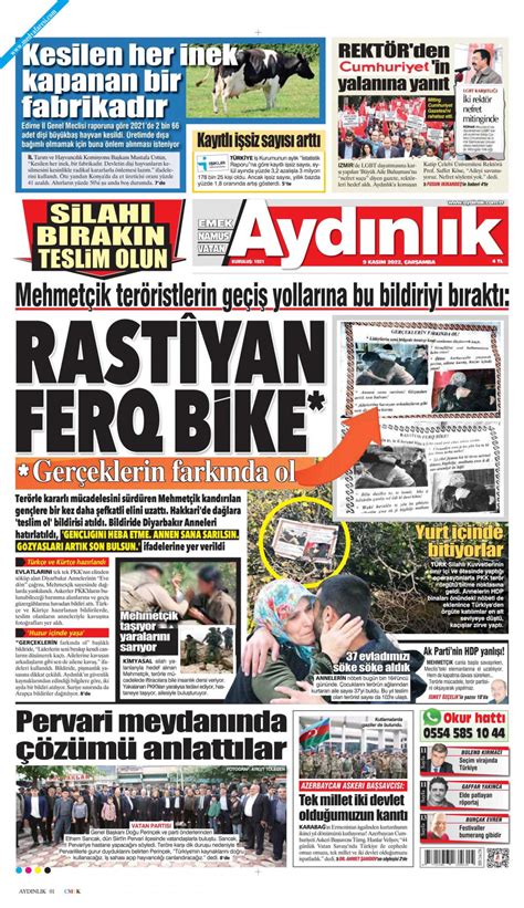 Aydınlık Gazetesi Gazetesi 09 Kasım 2022 Çarşamba