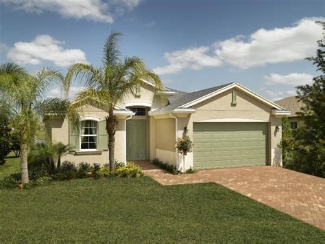 We love the sage green against this red brick. Port St. Lucie, Florida Luxury Home - Isle Model - LakePark at Tradition - PrivateCommunities ...