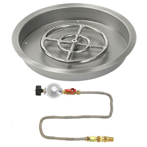 Explore fire pit burner ring features and functions before choosing. 25″ Round Drop-In Pan with Match Light Kit (18″ Fire Pit ...