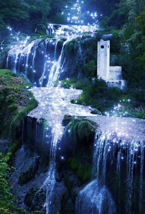 Magic Waterfall Stock Photo Image Of Fairy Magical 47041626