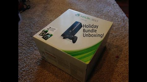 Unboxing Of The Xbox 360 E 250gb Holiday Bundle Youtube