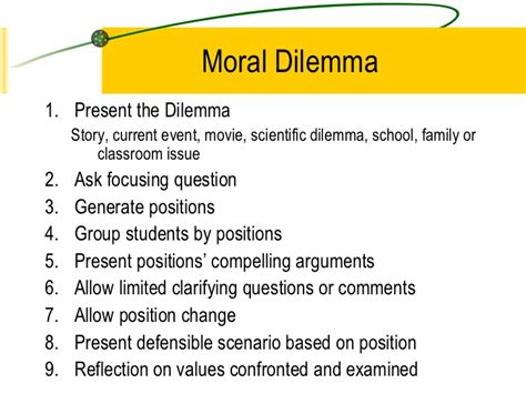 The choices that are offered to us are all, on some level, morally reprehensible. Ethical dilemma in school. What are some examples of ...
