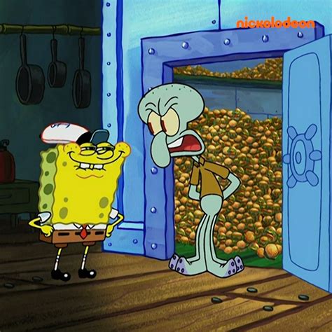 Nickelodeon Squidwards First Ever Krabby Patty Scene Spongebob