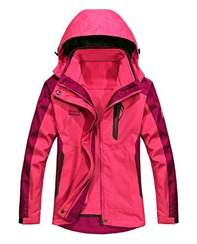 Moerdeng Womens Mountain Waterproof Ski Jacket Outdoor Windproof Snow