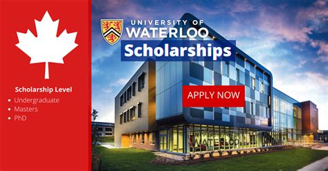University Of Waterloo Scholarships 2022 Fully Funded