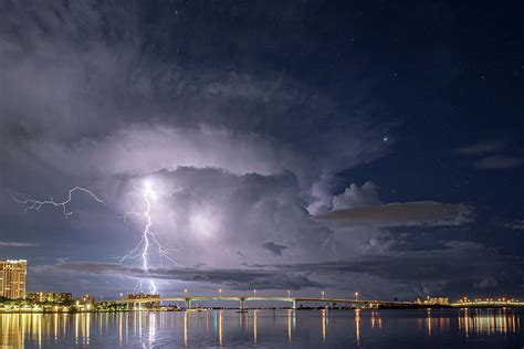 Storm Over Clearwater Florida Photograph By Jeffrey Gruszel Fine Art