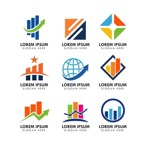 Premium Vector Set Of Business And Financial Logo Design Template