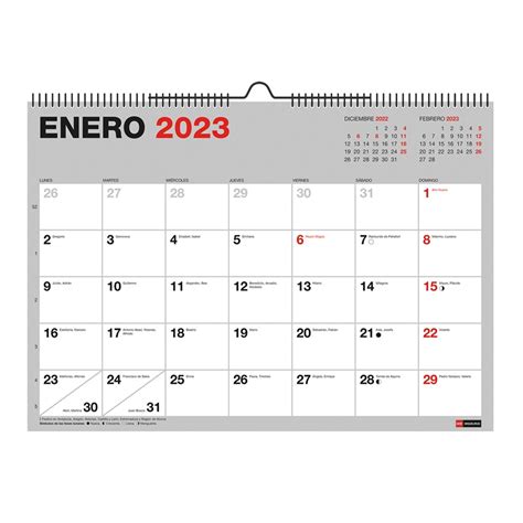 Calendario 2023 Miquelrius De Pared 300x300 Con Espacio Para Escribir