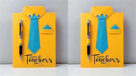 Teachers Day Diy Teachers Day Card Handmade Teachers Day Card