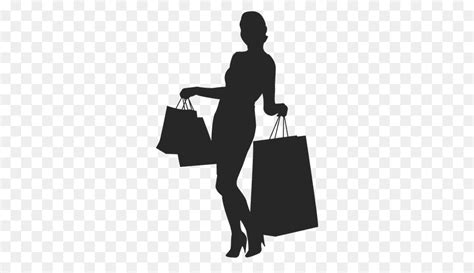 Free Woman Shopping Silhouette Png Download Free Woman Shopping