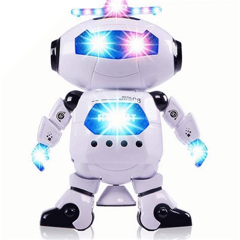 Dancing Musical Space Spin Robot Electronic Robot Toys With Flashing