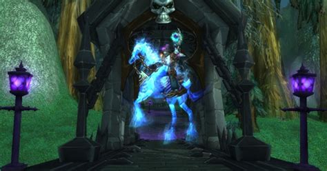 Ghostly Charger WoW TCG Loot Card Ghastly Charger WoW Mount