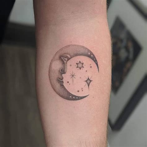 Top Best Moon And Stars Tattoo Ideas Inspiration Guide