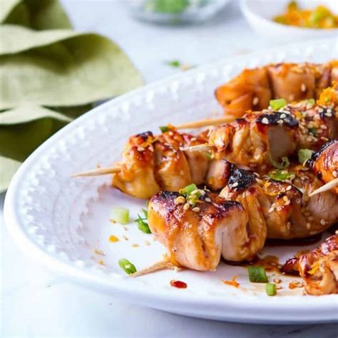 Teriyaki Chicken Skewers In The Oven A Communal Table