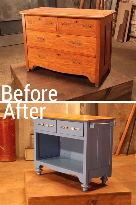 Kitchen design ideas photo galleries pinterest stock symbol. Turn an Old Dresser into Useful Kitchen Island. | Ikea Decora