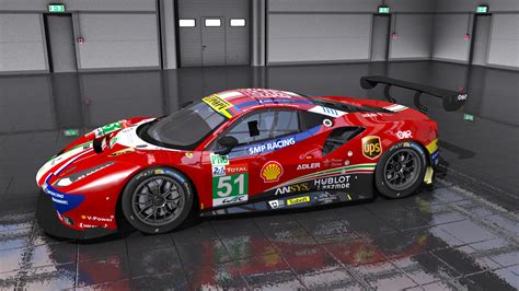 2019 LeMans AF Corse Ferrari 488 GTE Evo 51 71 RaceDepartment