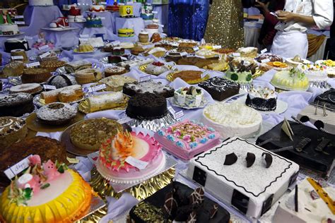 Most Different Cakes Displayed Culinary Academy Of India Sets World