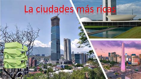 Top Ciudades mas ricas de América Latina PIB YouTube