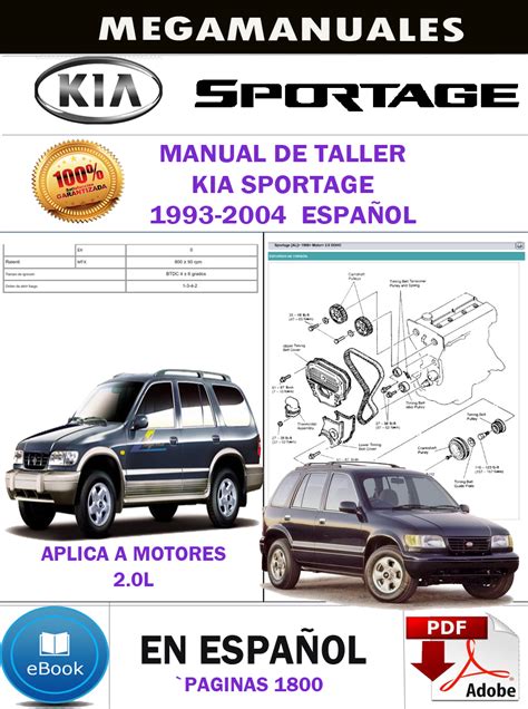 Manual De Taller Kia Sportage 1993 2004 Español Manuales De Mecanica