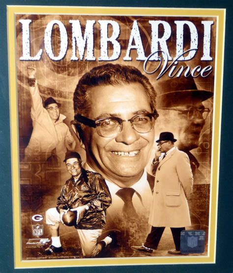 Vince Lombardi Autographed Signed Memorabilia Framed 8x10 Photo With