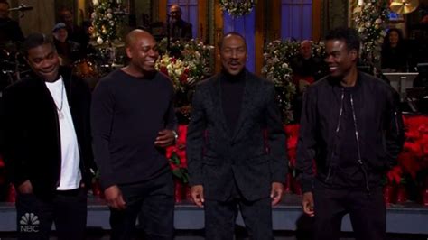 Eddie Murphy Brings Comedy Kings Dave Chappelle Chris Rock And Tracy